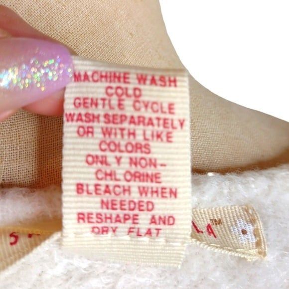 Sarsaparilla Deep Front Neckline Long Sleeve Sweater size Large - Picture 3 of 10